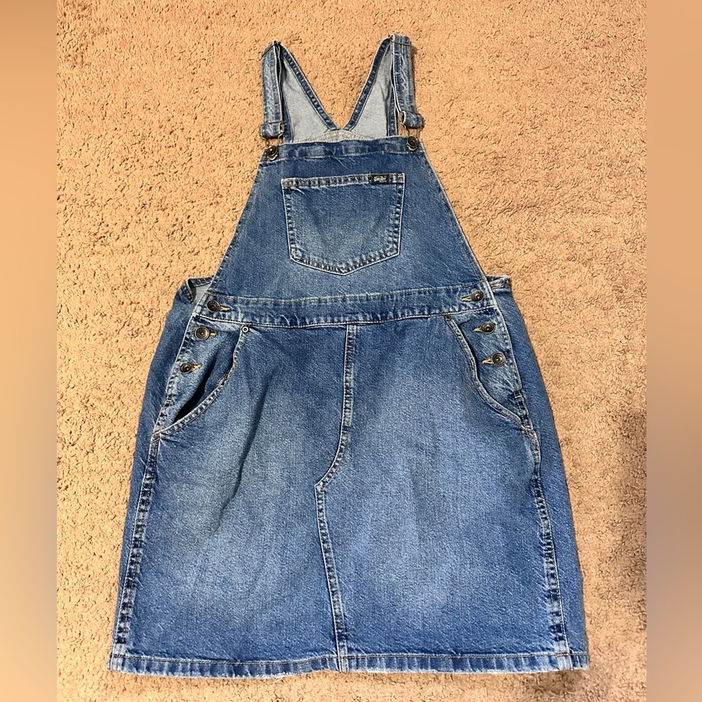SuperDry Denim Jumper Skirt.